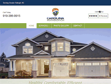 Tablet Screenshot of carolinaweatherization.com